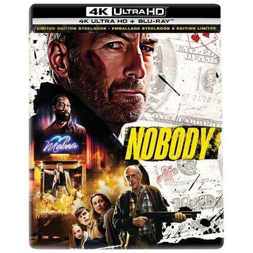 Nobody (SteelBook) (4K Ultra HD) (Blu-ray Combo)