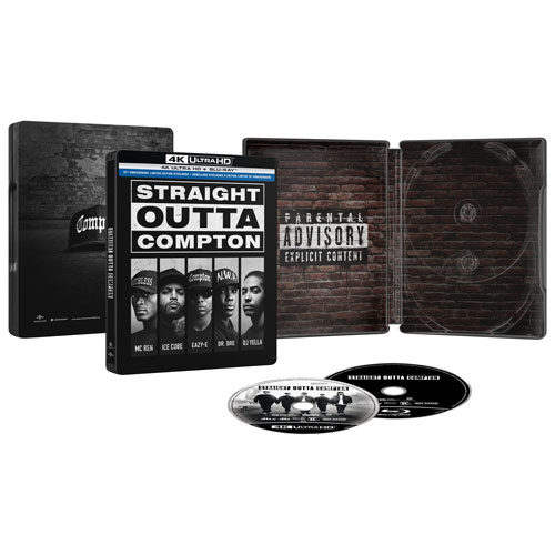 Straight Outta Compton (SteelBook) (4K Ultra HD) (Blu-ray Combo)